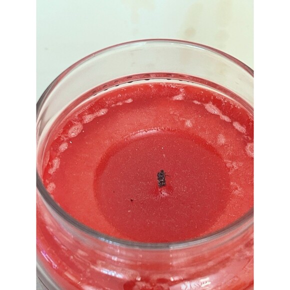 Yankee Candle Macintosh 22oz Large Jar W 4.5" Fall Color Mosaic Glass Topper - Picture 3 of 11